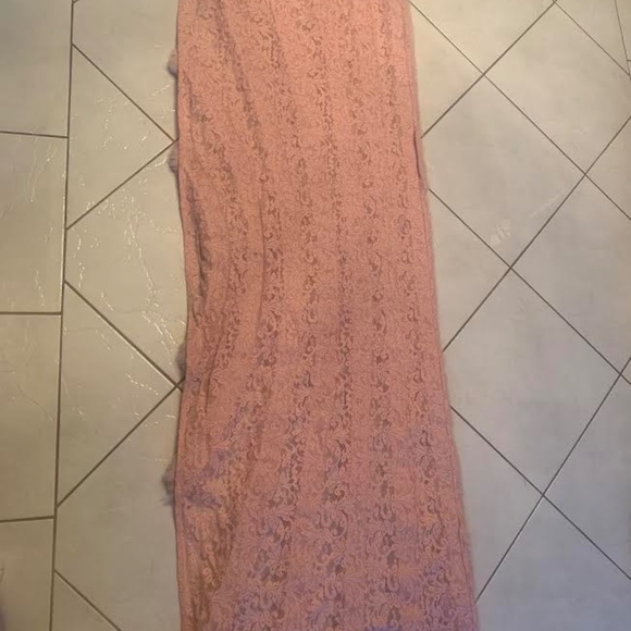 Off the Shoulder Fur Coat - Picture 5 of 6